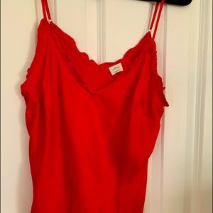 Wilfred Red satin camisole, new wo tags